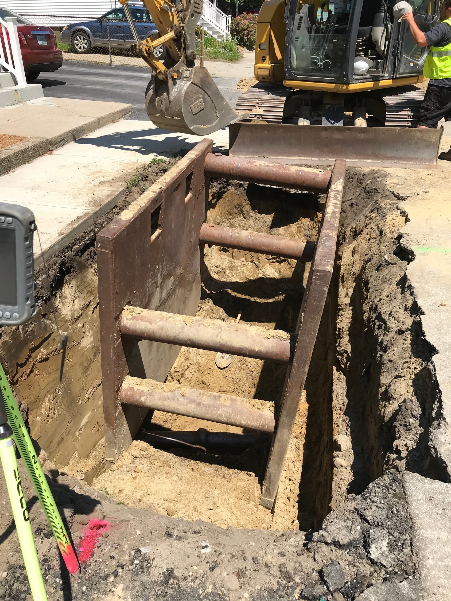 Original construction site photo before AI analysis